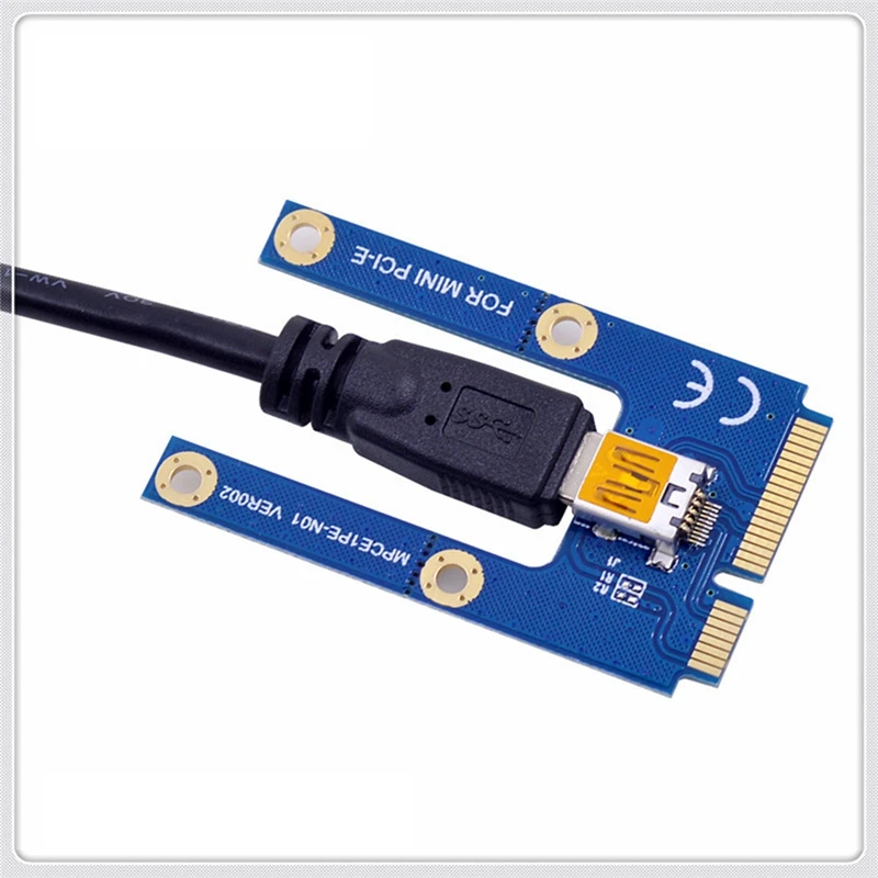 Mini Pcie Naar Pci Express 16X Riser Voor Laptop Externe Grafische Kaart Exp Gdc Btc Miner Mpcie Naar Pci-E Slot mijnbouw Kaart