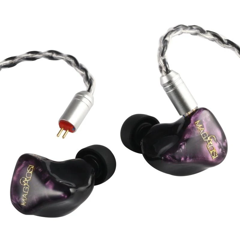 Magaosi V3 2BA 1DD Driver Hybrid HiFi In ear Earphones Noise Reduction Earbuds with 2pin Detachable cable for Audiophile IEM