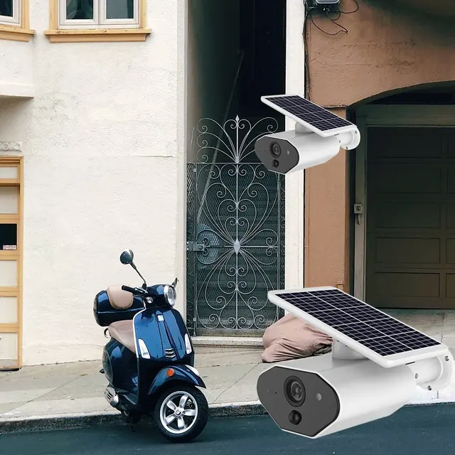 L4 1080p Solar Camera Wireless Wifi Intelligent Security Surveillance Camera Night Vision Voice Control 5