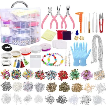 

2015 PCS DIY Jewelry Making Supplies Kit Jewelry Beads Suitable for Jewelry Necklace Bracelet Making and Repairing