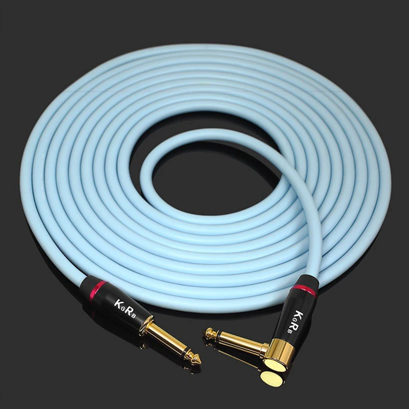 Electric guitar cable connecting line instrument bass keyboard drum Pure copper noise reduction shi