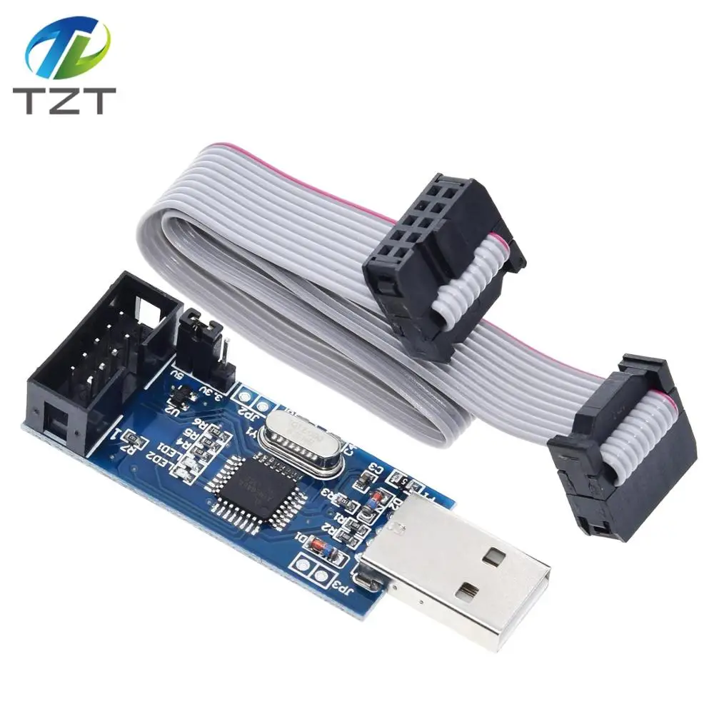 USBASP USB AVR программатор ATMEGA8 ATMEGA128 Поддержка Win7 64K|avr programmer|usb 128 |