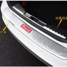 12-15-17 для ford фокус задняя защита багажник из нержавеющей стали двери педали отделка Аксессуары