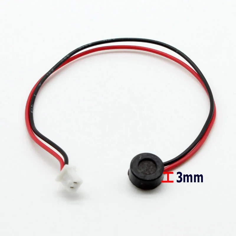 Microphone sound monitor 2pcs New Mini Mic Audio Sound CCTV Microphone Cable Security System DVRs IP Cameras