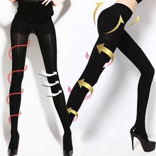 Плотные одноцветные колготки, обтягивающие эластичные колготки, модные, темпераментные, женские, повседневные