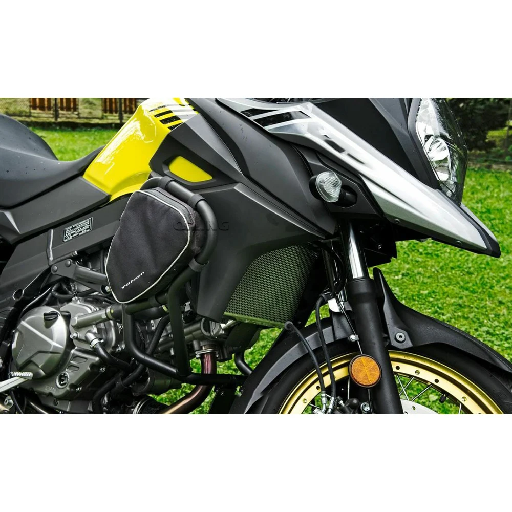 Motorcycle Bag For Suzuki V-Strom DL650 DL1000, For Givi ,For Kappa Waterproof Bag Tool Frame Package Anti-collision Bar