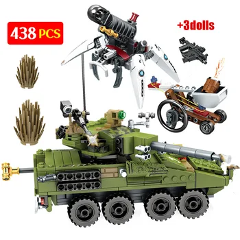 

Military Base Helicopter Transport Aircraft Truck Building Blocks City Technic WW2 Weapon Car Figures Toys For Children Boys
