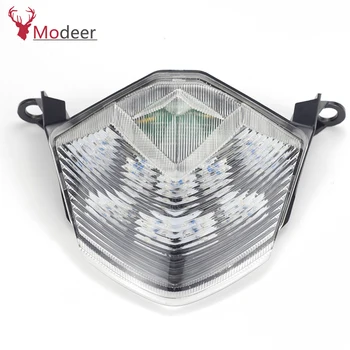 

Motorcycle Rear Tail Light Brake Turn Signals Clear LED Tail Light Turn Signals For Kawasaki Ninja ZX6R/ZX600 ZX10R Z750 Z1000