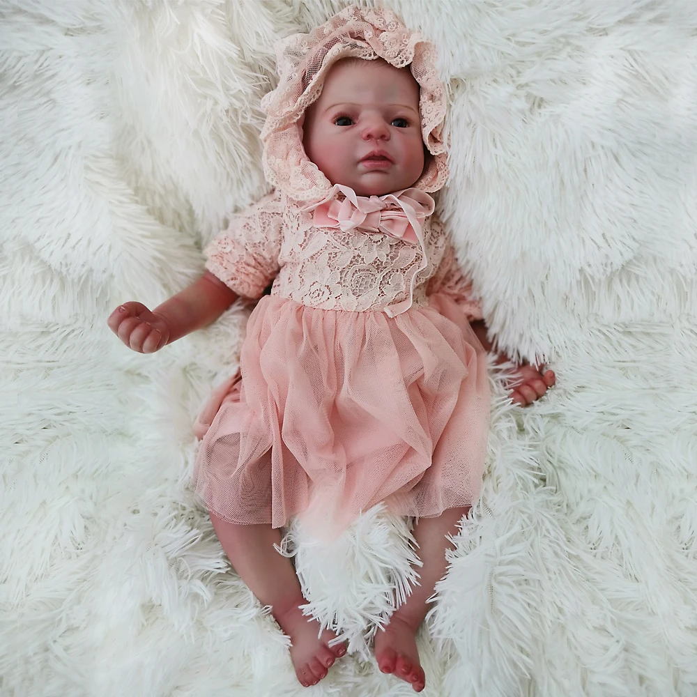 OtardDolls Bebe Reborn Baby Doll 22 дюйма 55 см Силиконовая виниловая Bebe Кукла Новорожденный очаровательны реалистичные для детей ясельного возраста для подарка Быстрая