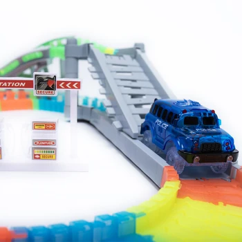 

DIY Tracks Turntable Puzzle Toy Mini Racing Tracks Accessory for Race Track Electric Car Track Model Rail Kids Educational Toys