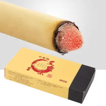 

Massage 10pcs / Box Manual Aged Moxa Roll Sticks Chinese Traditional Moxibustion Acupupoint Therapy Massage Relaxation