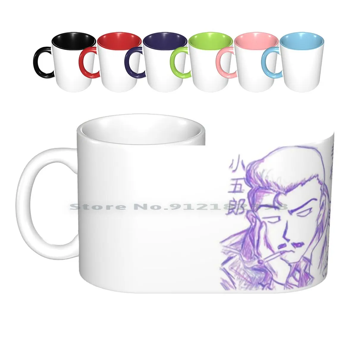 Detective Conan-Chu Oro Mori Tazze In Ceramica Tazze Da Caffè Tazza Da Tè Al Latte Detective Conan Chu Oro Mouri Iso14Oro Mori Manga Anime Giappone