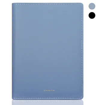 

TFlag Deli 25k100 Loose -Leaf Removable Leather Notebook Morandi Color Business Notebook spiral notebook