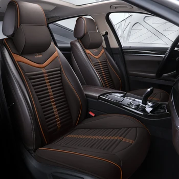 

Full Coverage Eco-leather auto seats covers PU Leather Car Seat Covers for audi a7 q3 q5 q7 s3