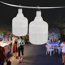 Светодиодный аварийный светильник, 3 режима, перезаряжаемый аккумулятор, светильник ing, уличный, походный, Ночной светильник, 20 Вт, 30 Вт, 40 Вт, 100 Вт