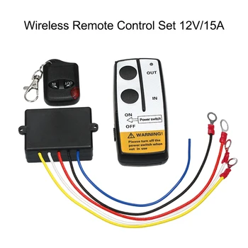 

Hot Remote Control Winch Wireless Remote Control Set 12V/15A for Jeep ATV Truck Winch Wireless Remote Control