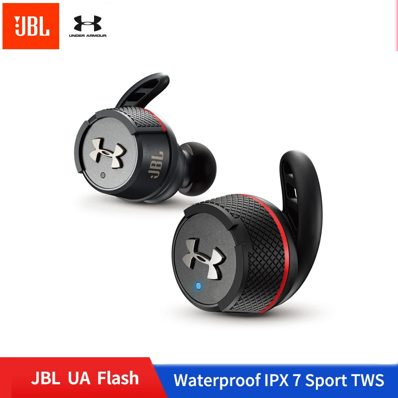 R$770.61 26% de desconto|Jbl ua flash tws sem fio na orelha bluetooth v4.2 esporte fone de ouvido graves profundos ipx7 à prova dwireless água fones com caixa carga e microfone-in Fones de ouvido from Eletrônicos on AliExpress 