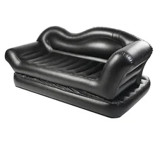 Шезлонг надувной ленивый диван-кровать домашний Крытый Открытый волна двуспальная кровать утолщение открытый складной портативный