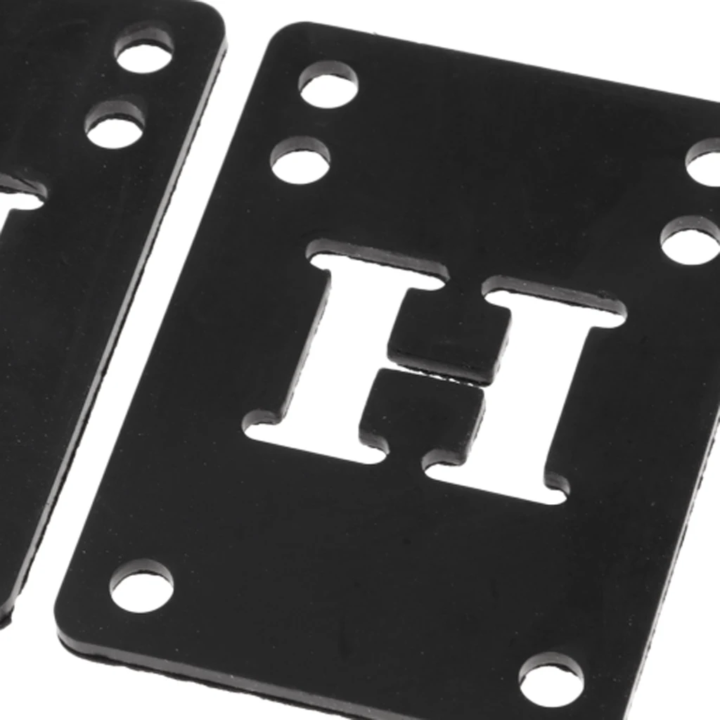 2 Pieces Rubber Skateboard Longboard Riser Pad Shock Pads 1/8 3mm