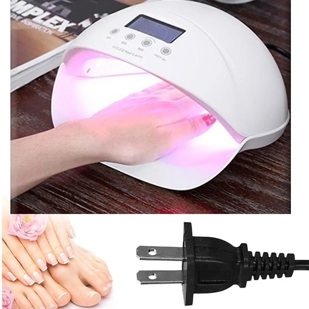 

Portable Nail Curing UV Lamp Nail US, EU Polish Dryer LED 100-240VAC 50/60Hz Max 1A Light Nail Nursing Tool