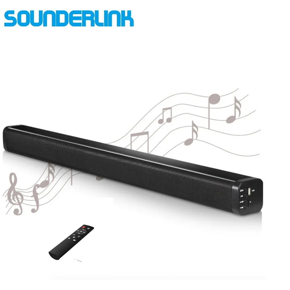 Sounderlink 40 Вт домашний кинотеатр ТВ саундбар Bluetooth колонки аудио 2 0 настенные