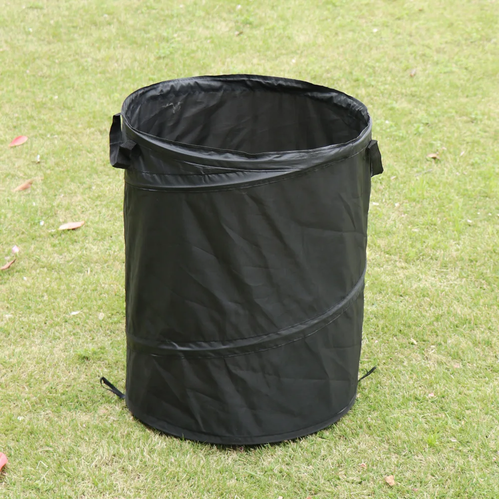 

Outdoor Oxford cloth can Picnic Trash Can Portable Camping BBQ Garbage Can Waste Bin Container