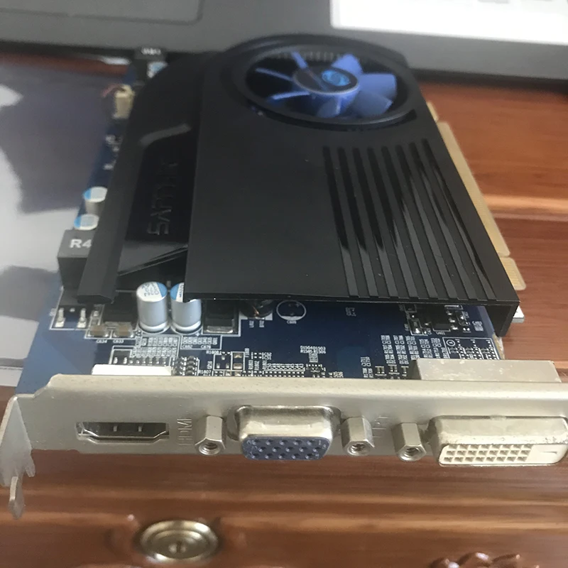 Видеокарты SAPPHIRE HD 6570 2 Гб GDDR3 для AMD, графическая карта GPU Radeon HD6570, офисный компьютер для AMD карты HDMI, б/у оригинал-5
