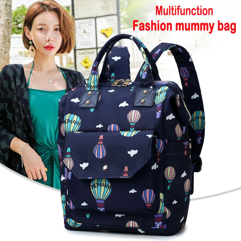 

Multifunctifon Mummy Maternity Nappy Bag Waterproof Baby Diaper Bag For Mom Backpack Fashion Mommy Diper Bag Baby Changing Bag