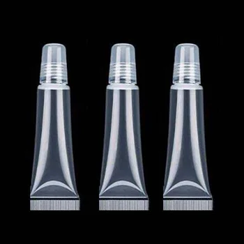 

10pcs 8/10/15ML Empty Lip Gloss Tubes Transparent Soft Empty Container Packing Material Girls Cosmetics DIY Tools DW