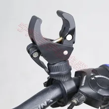 Кронштейн для велосипедной лампы вращающийся на 360 ° зажим для горного велосипеда дорожный велосипед универсальный зажим оборудование для езды на велосипеде