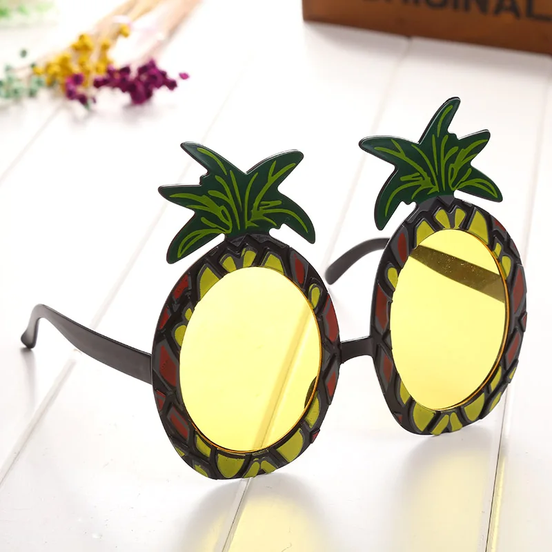 

Fruit Shape Adult Pineapple Hawaiian Sunglasses Party Novelty Supply Fancy Dress