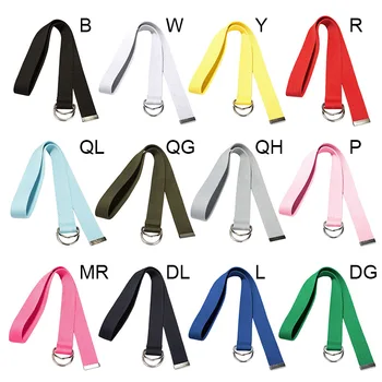 

Women Men Canvas Belt Solid Color Casual Unisex Waistband Casual Adjustable Belts