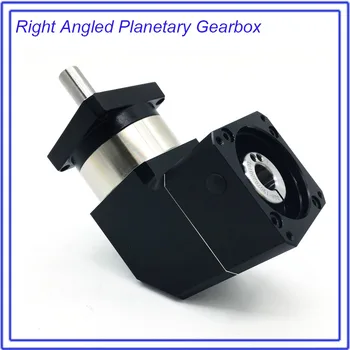 

100 :1 Ratio Corner Right Angled Planetary Reducer Gearbox Turn Reversing Speed Reducer for NEMA24 200W 400W 600W Servo Motor