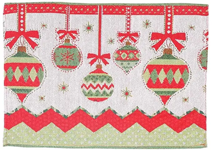 Набор из 5 наборов столовых дорожек античный винтажный Рождественский Декор тканые гобелены столовые дорожки с 4 квадратными подстилками
