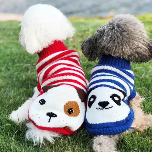 크리스마스 고양이 개 스웨터 풀오버 겨울 개 옷 작은 개 치와와 요크셔스 강아지 자켓 애완 동물 의류, ubranka dla psa 3