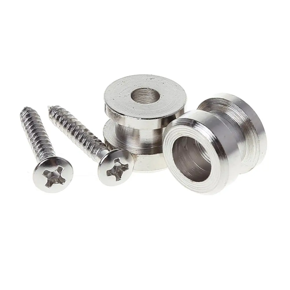 

1Pair Guitar Non-slip Strap Lock Button Marvel Buckle Base