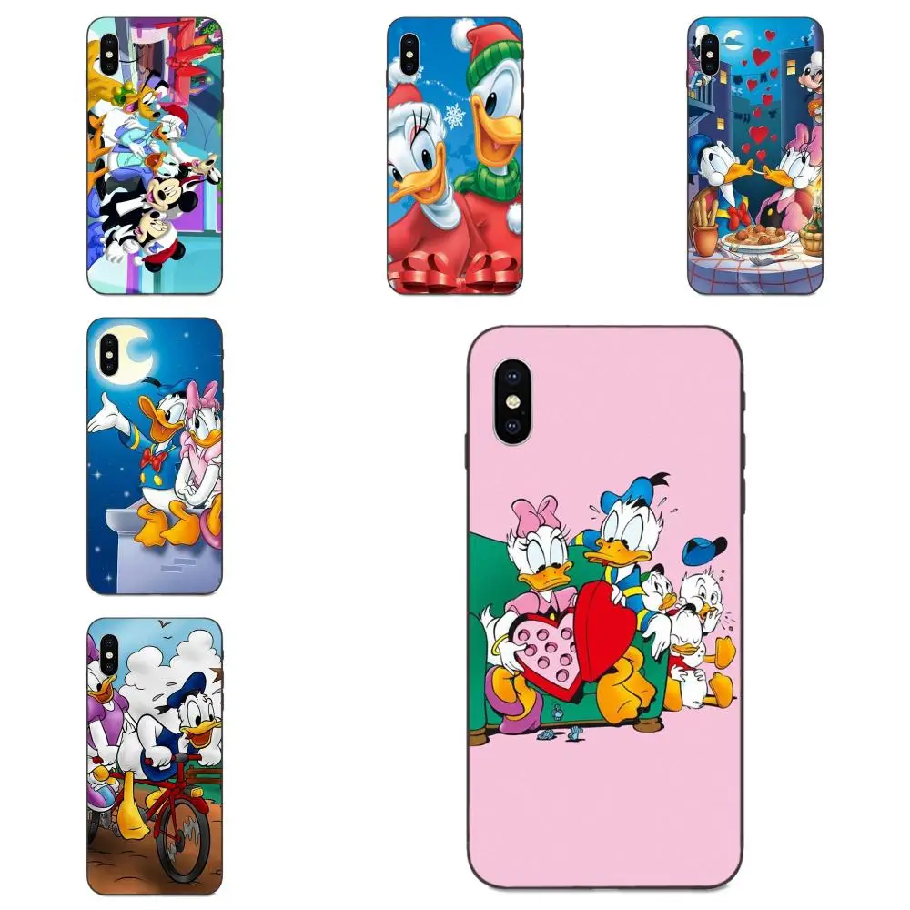 Мягкий силиконовый черный чехол для звонков из ТПУ Daisy And Donald Duck Xiaomi Redmi Note 3 3S 4 4A 4X 5