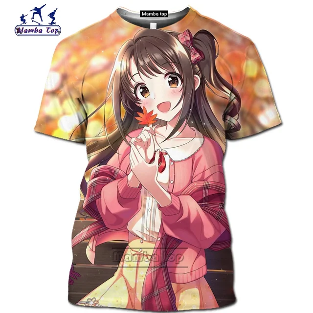 Mamba top 3D Hentai Short-Sleeved Kawaii Shirt Senpai sexy homme Anime ...