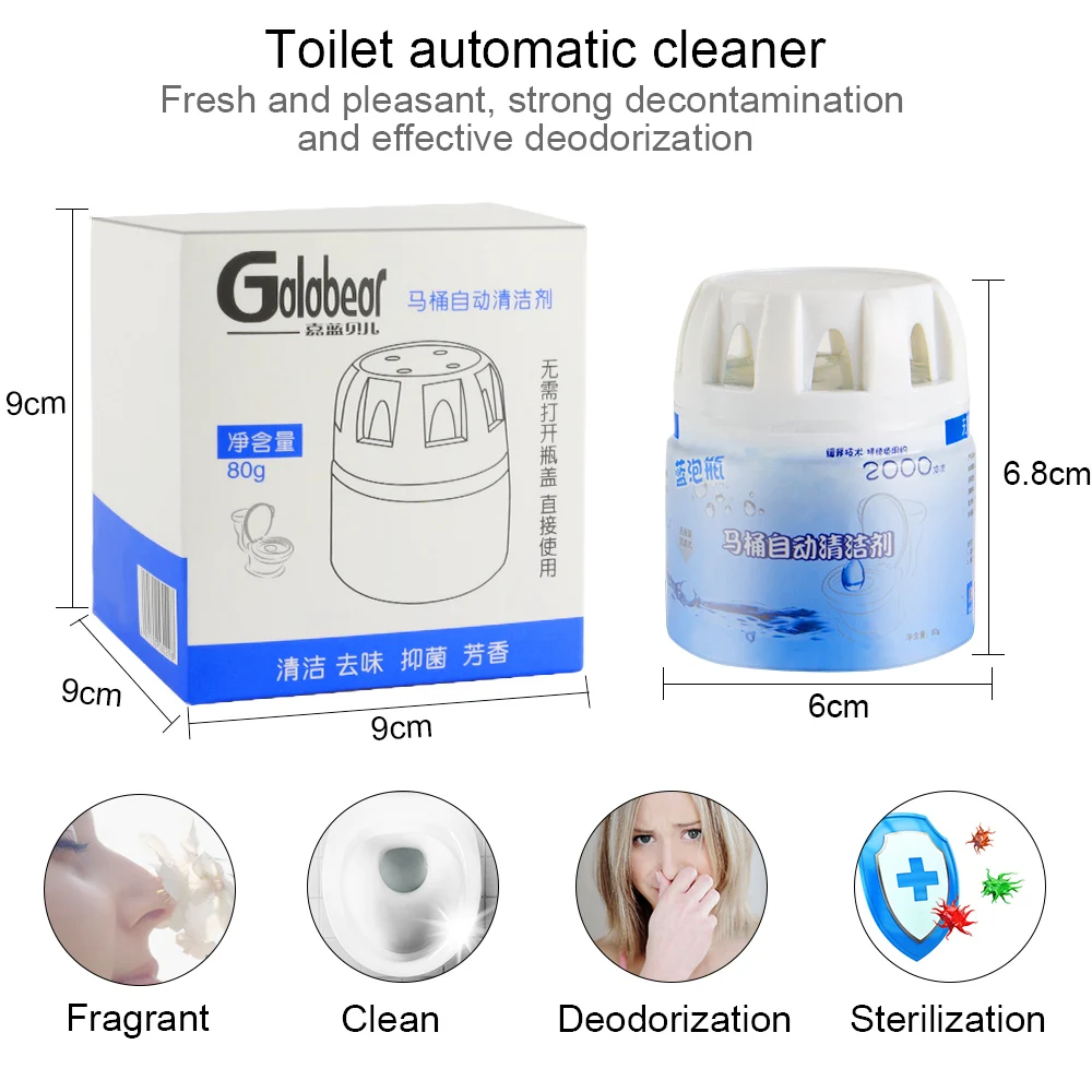 Автоматический очиститель для туалета, вспенивающие очистители, волшебный смыв, бутилированный помощник, синий пузырь, удивительные бытовые химикаты для очистки