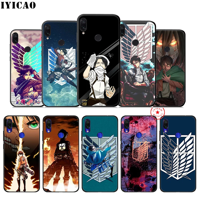 Классный мягкий чехол Attack on Titan для Xiaomi Redmi Note 8 7 6 5 Pro 5A 4X Prime силиконовый |