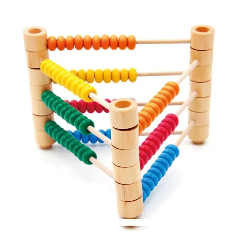 

1 Pc Wood Detachable Arithmetic Abacus Calculating Tool Educational Playthings Early Education Supplies for Students Children