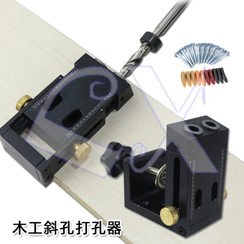 

Woodworking Inclined Hole Puncher Inclined Locator Tool 15 Degree Angle Woodworking Inclined Hole Opener