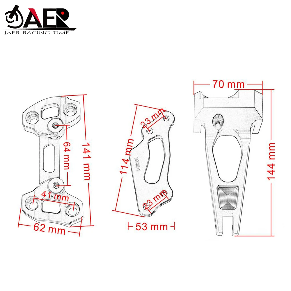 JAER мотоцикл уличный ралли Регулируемый рулевой демпфер стабилизирующий кронштейн крепление поддержка для Yamaha MT 09 FZ09