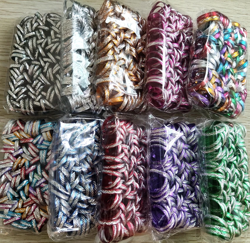 1000pcs/lot Wholesale 10 Colors Top Mixed kids Girls Women's Aluminum Ring Colorful Jewelry 4