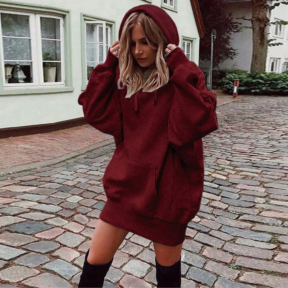 

Feitong Hoodies Women Sweatshirt Solid Clothes Hoodies Pullover Coat Hoody Sweatshirt Moletom Feminino Inverno Sweatshirt Women