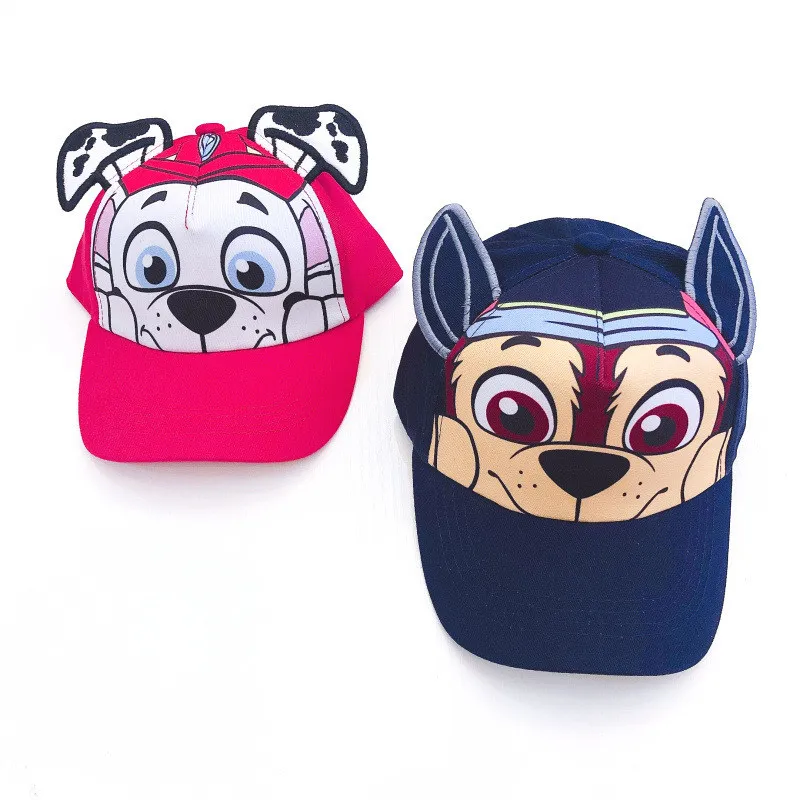 Детская летняя кепка года, милые детские Кепки из хлопка высокого качества с героями мультфильмов, головной убор, Chapeau, принт щенка, вечерние детские подарки на день рождения
