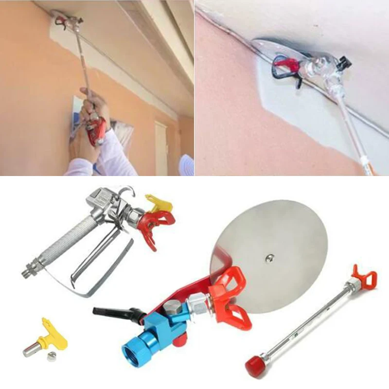 

New Paint Spray Nozzle Universal Spray Guide Splash Proof Painting Tool SF66