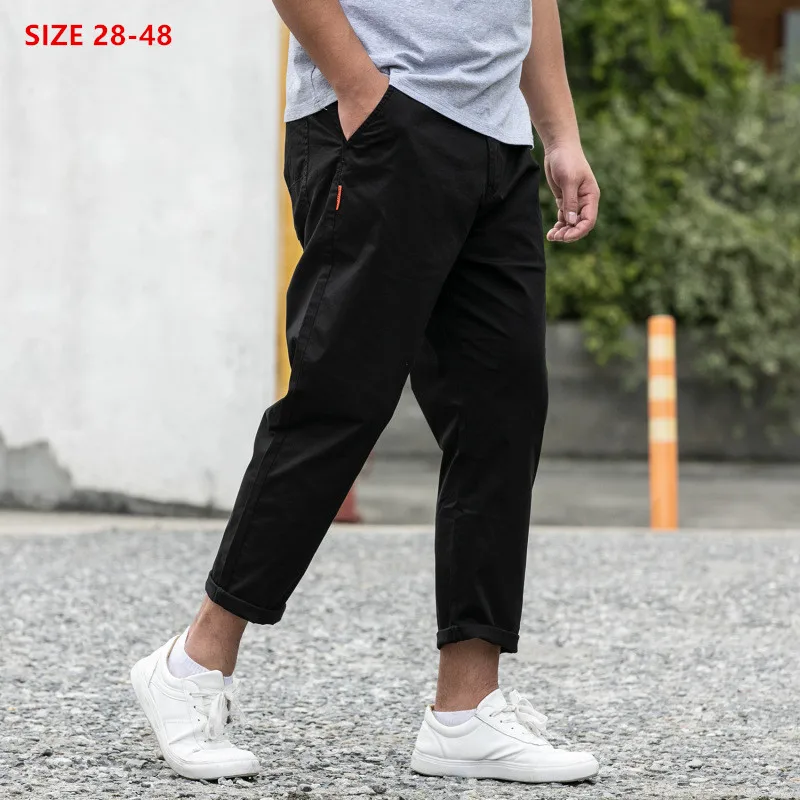 Summer Pants Men Streetwear Pencil 