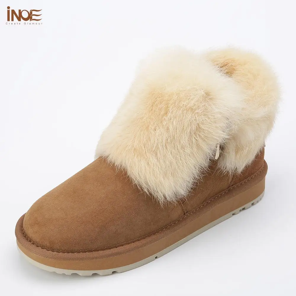 fur lined fashion boots