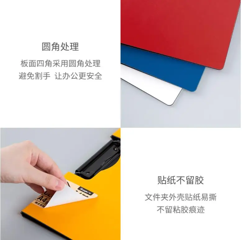 Xiaomi mijia горизонтальная A4 папка матовая текстура портативный пенал 3 слоя толстый блокнот офисное собрание бумаги карманный школьный